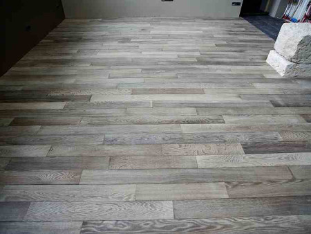 grey wood floors